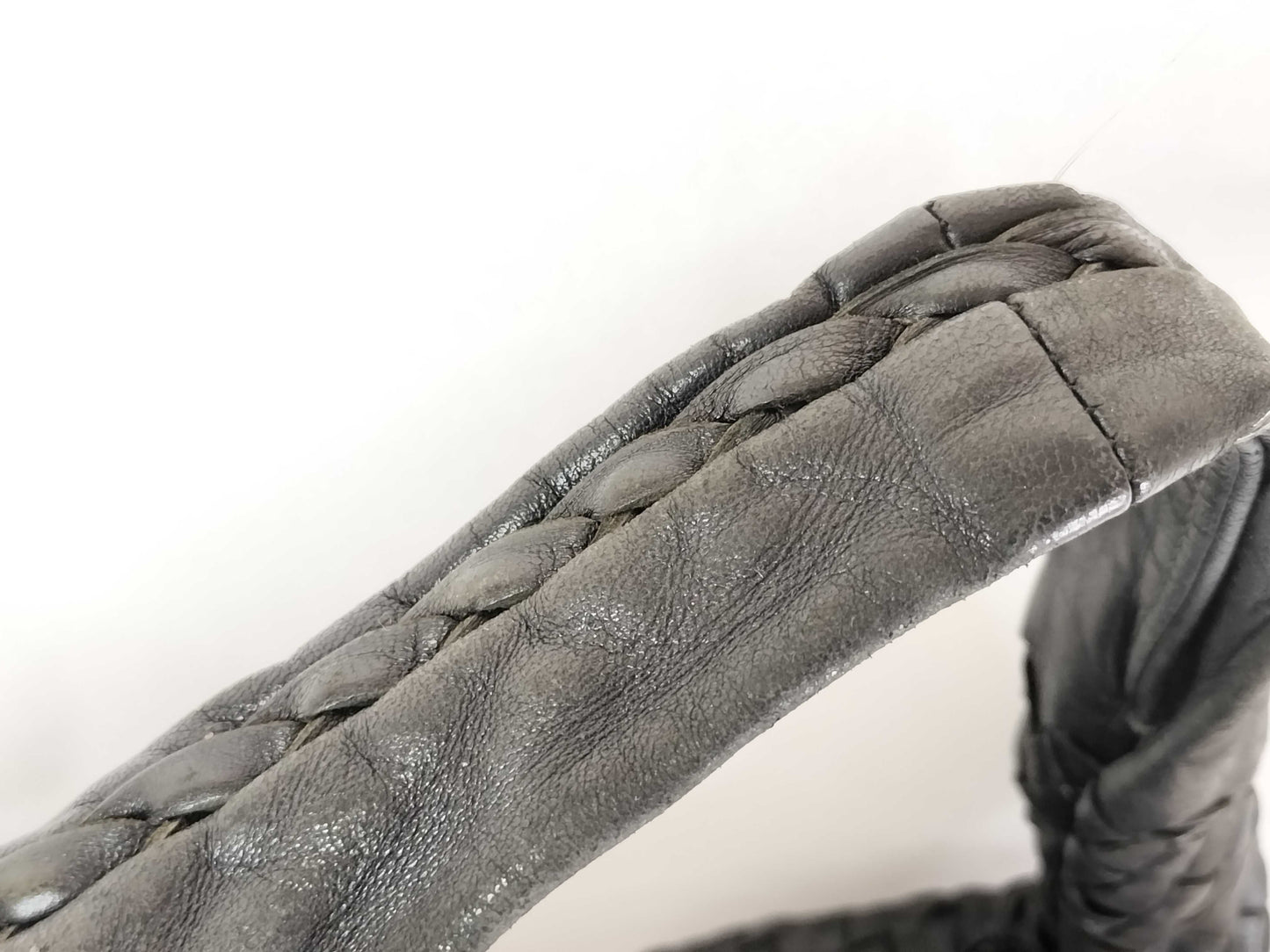 BOTTEGA VENETA Intrecciato Bottega Veneta Hobo Black Shoulder Bag