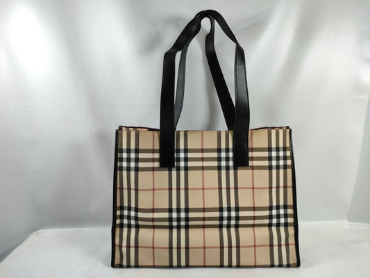 BURBERRY Nova Check Tote Bag