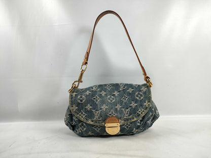 LOUIS VUITTON Monogram Denim Louis Vuitton Mini Pretty M95020 Denim Shoulder Bag