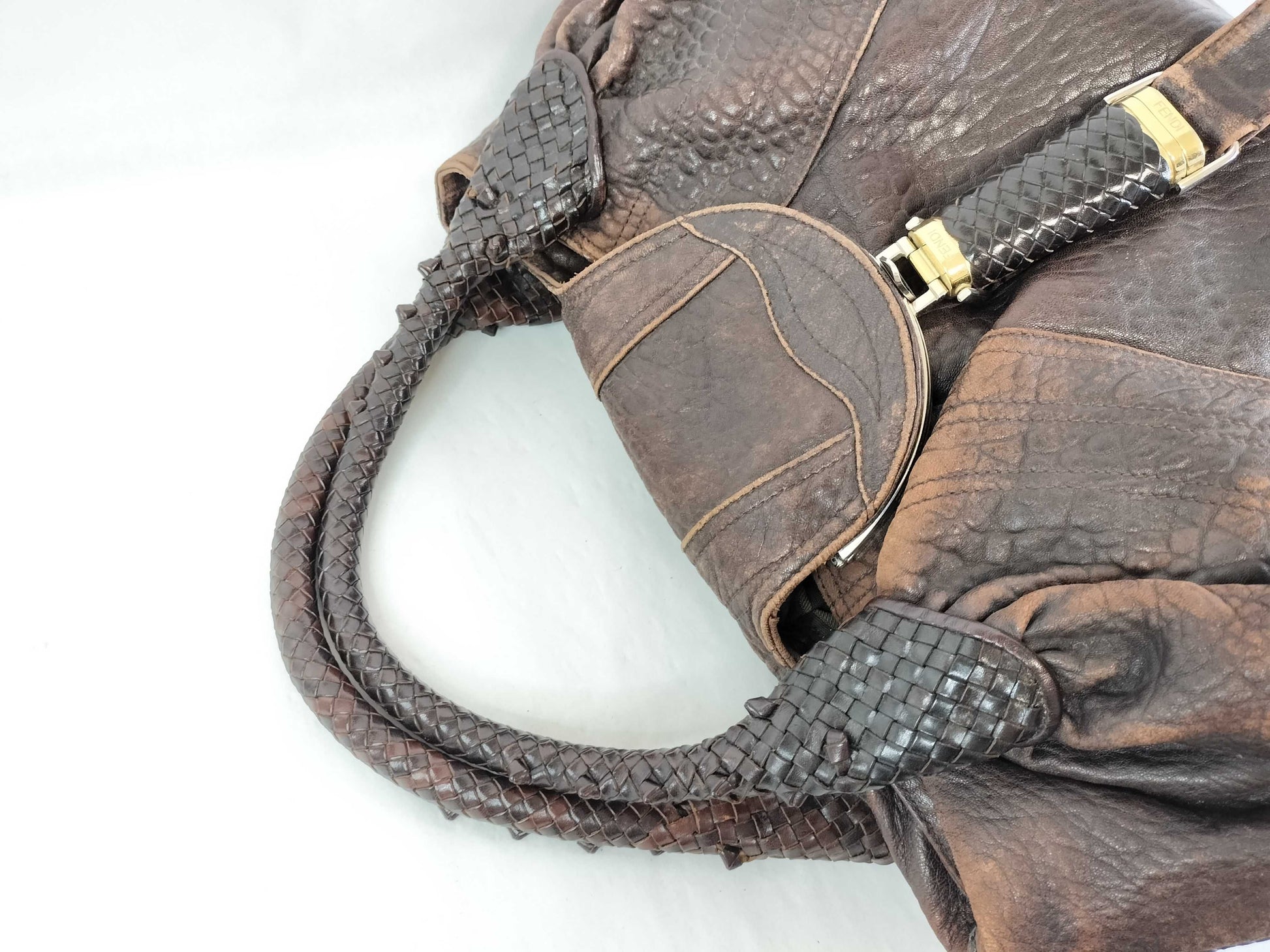 FENDI Spy Bag Dark Brown Handbag