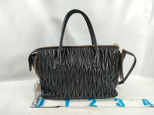 Miu Miu Matelasse Leather 2-Way Handbag