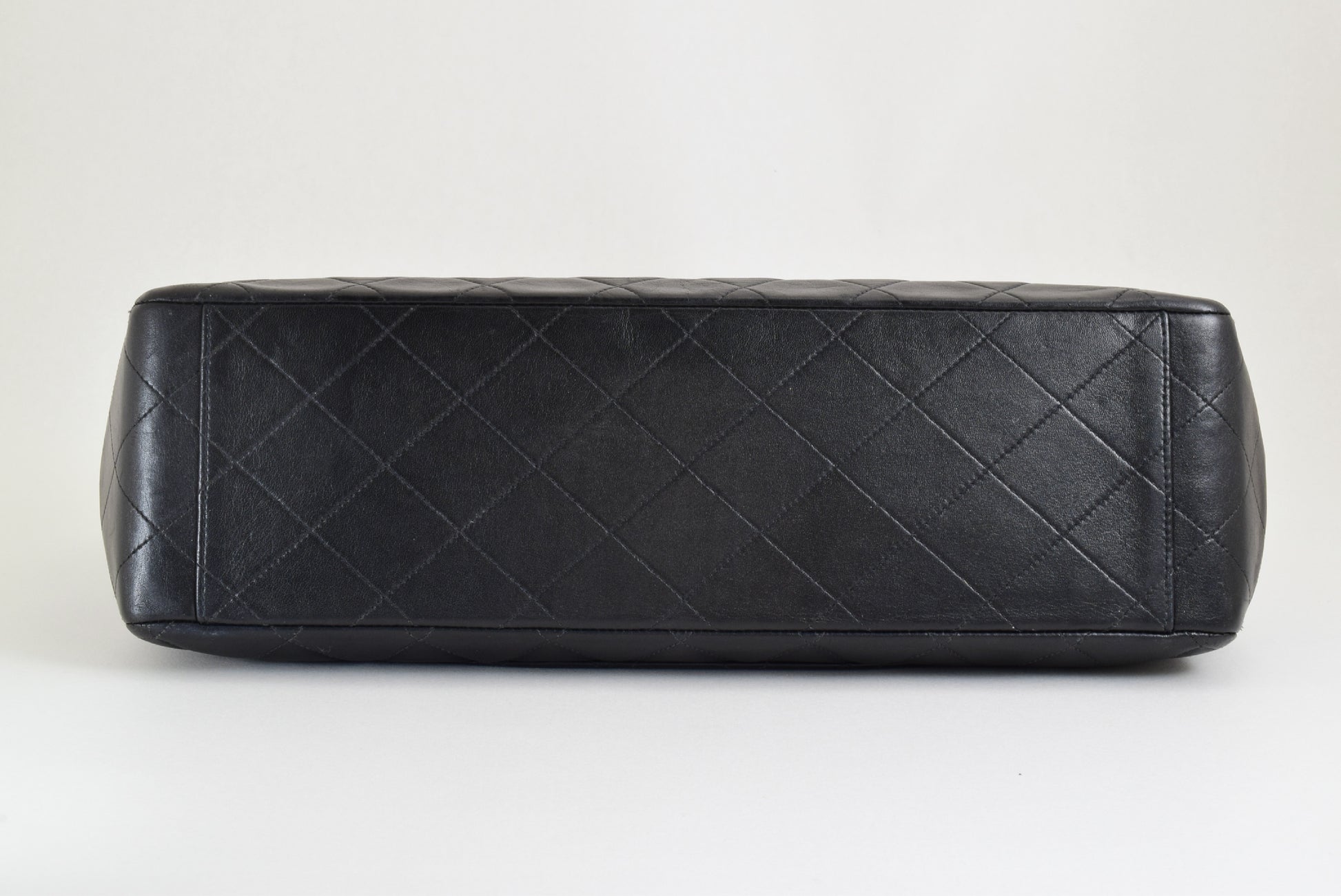 CHANEL Matelasse Chain Shoulder Bag, Large Matelasse, Black