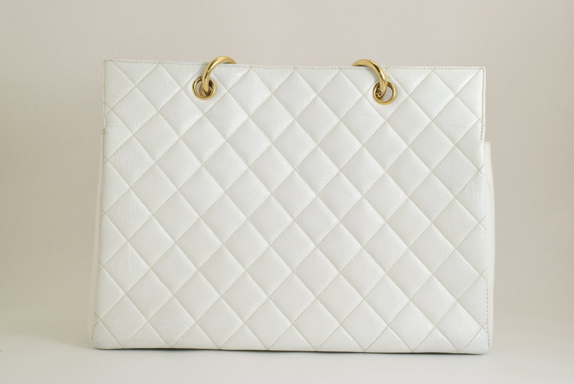 CHANEL Caviar Skin Matelasse GST Tote Caviar Skin Shoulder Bag Tote Bag