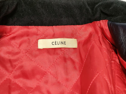 CELINE Phoebe Leather Rider's Jacket, Size 34