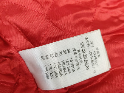 CELINE Phoebe Leather Rider's Jacket, Size 34