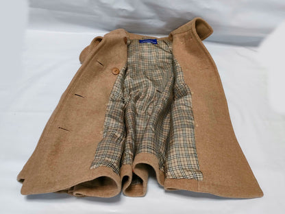 BURBERRY Blue Label Nova Check Poncho, Size 38