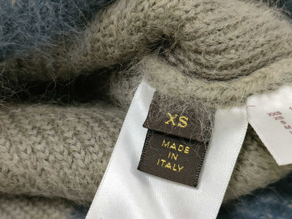 LOUIS VUITTON LV logo angora blend sweater top