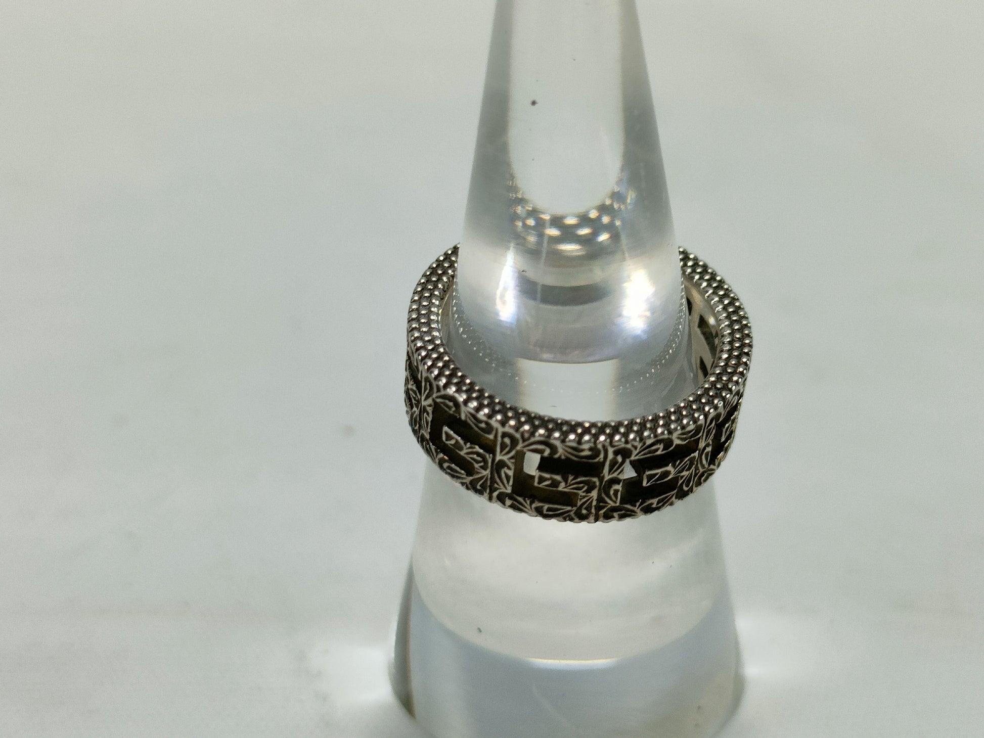 GUCCI Arabesque Ring, 925, Size 10