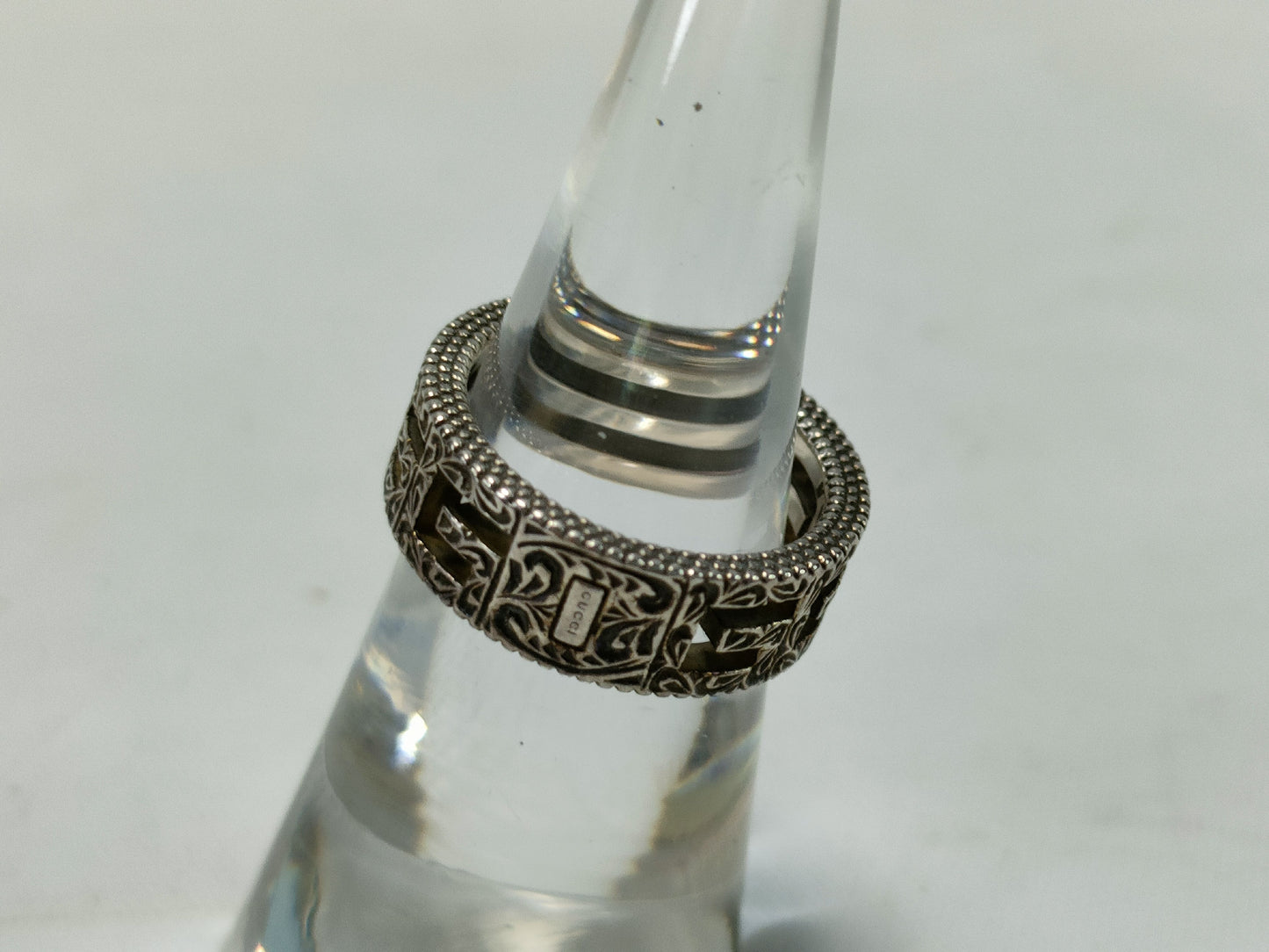 GUCCI Arabesque Ring, 925, Size 10