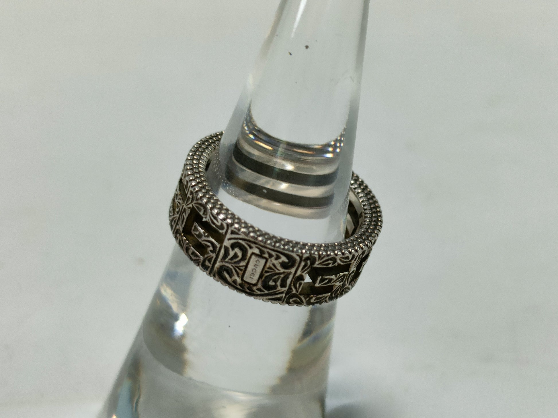 GUCCI Arabesque Ring, 925, Size 10