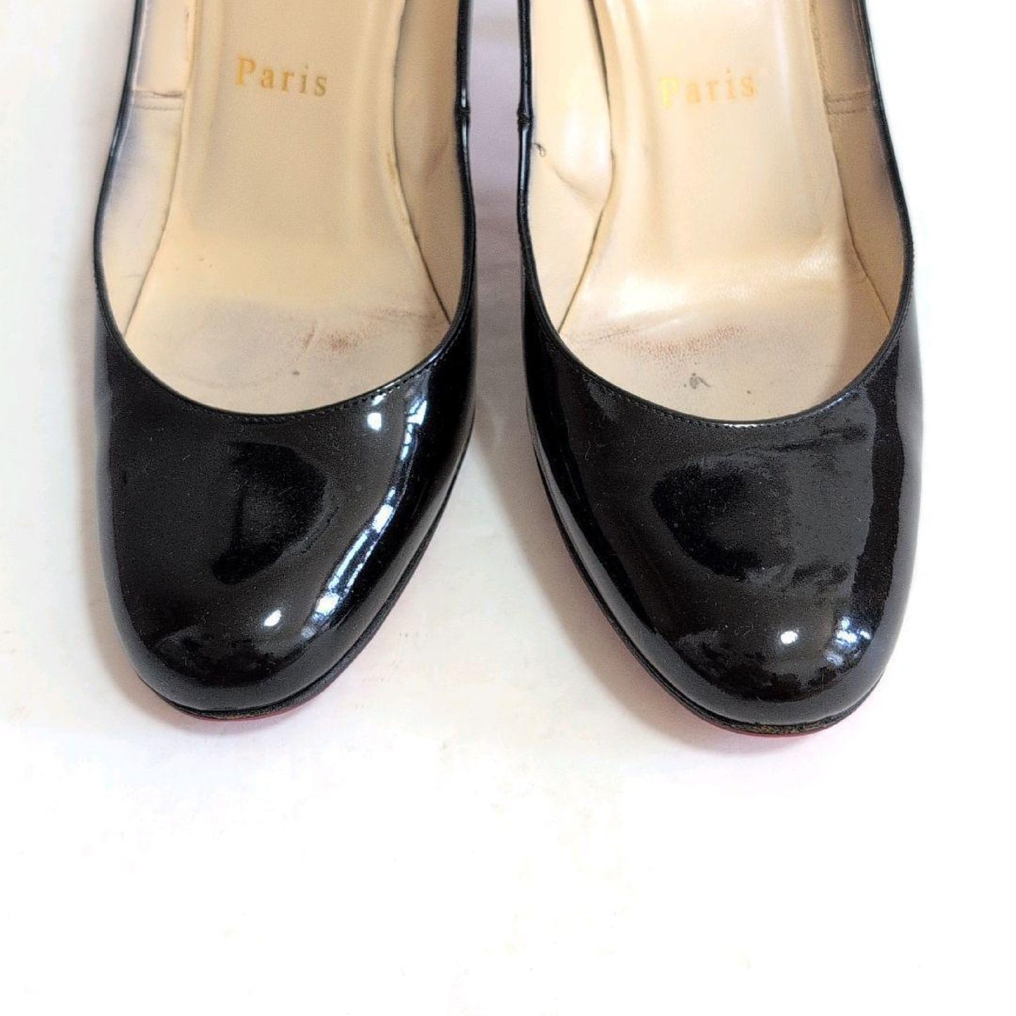 Christian Louboutin pumps, high heels, round toe, size 36