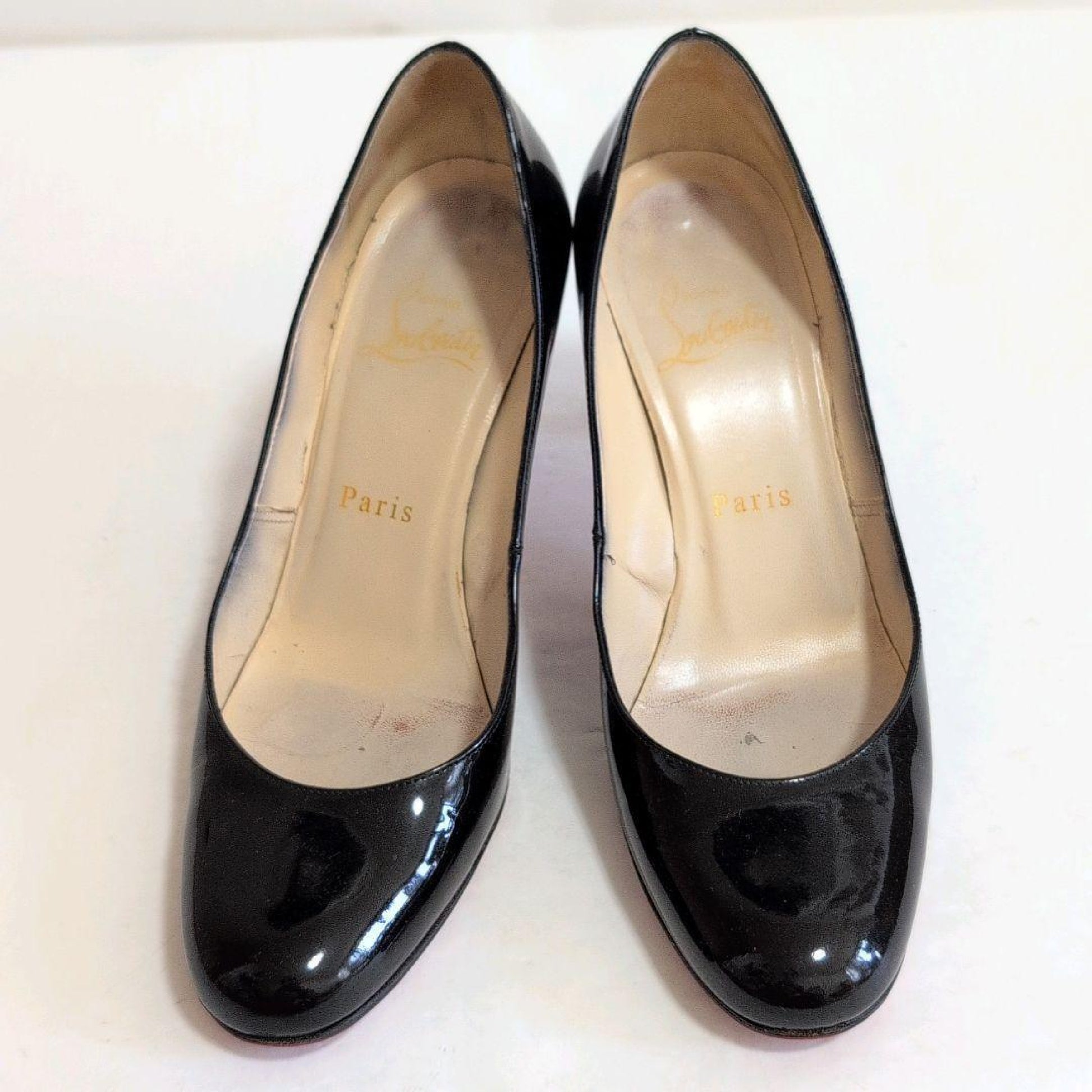 Christian Louboutin pumps, high heels, round toe, size 36
