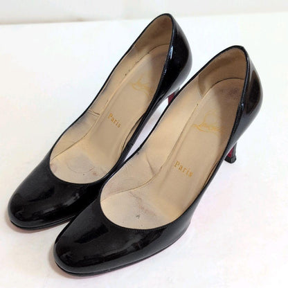 Christian Louboutin pumps, high heels, round toe, size 36