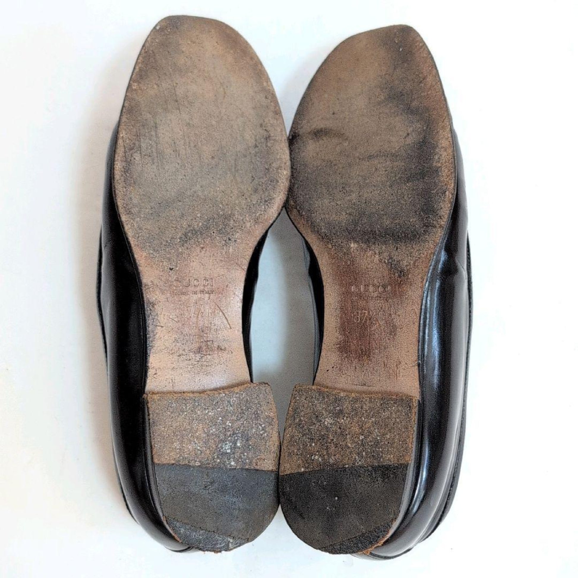 GUCCI Horsebit Loafers, Size 37 1/2 