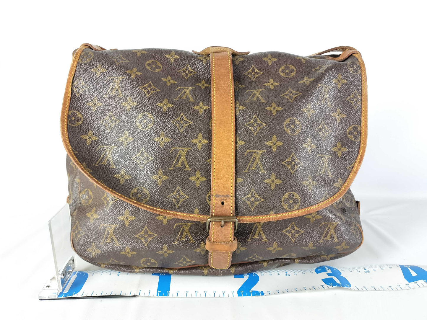 LOUIS VUITTON Monogram Louis Vuitton Shoulder Bag M42256 Saumur 30 Monogram 882VI Shoulder Bag