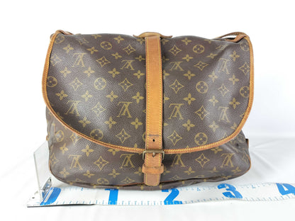 LOUIS VUITTON Monogram Louis Vuitton Shoulder Bag M42256 Saumur 30 Monogram 882VI Shoulder Bag