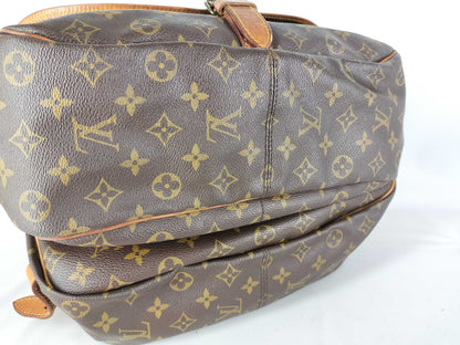 LOUIS VUITTON Monogram Louis Vuitton Shoulder Bag M42256 Saumur 30 Monogram 882VI Shoulder Bag