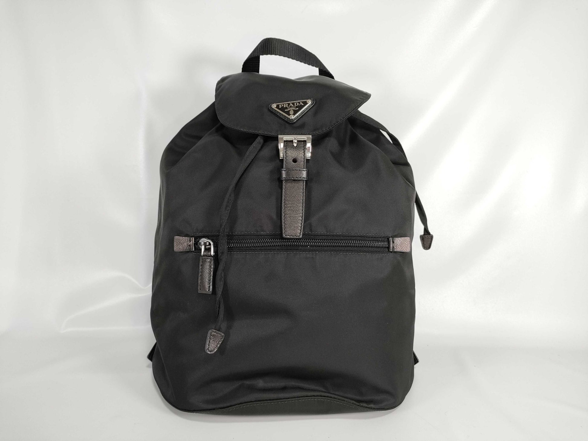PRADA Nylon Prada Backpack/Tesuto/Nylon/Black Backpack