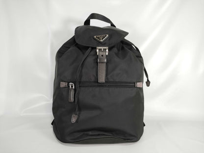 PRADA Nylon Prada Backpack/Tesuto/Nylon/Black Backpack