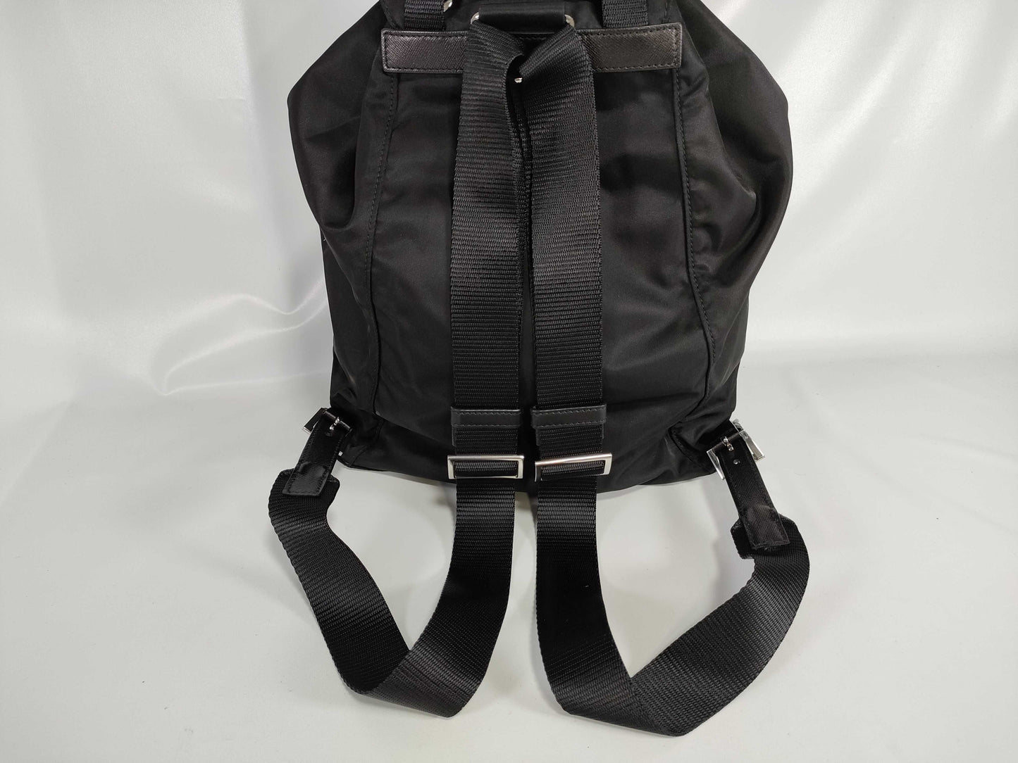 PRADA Nylon Prada Backpack/Tesuto/Nylon/Black Backpack