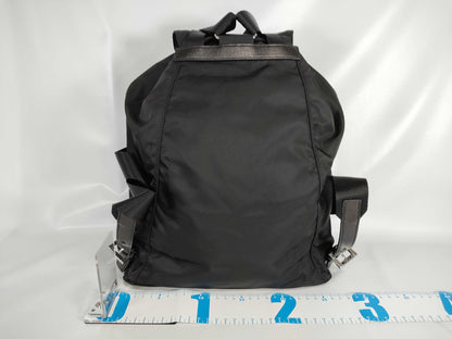 PRADA Nylon Prada Backpack/Tesuto/Nylon/Black Backpack
