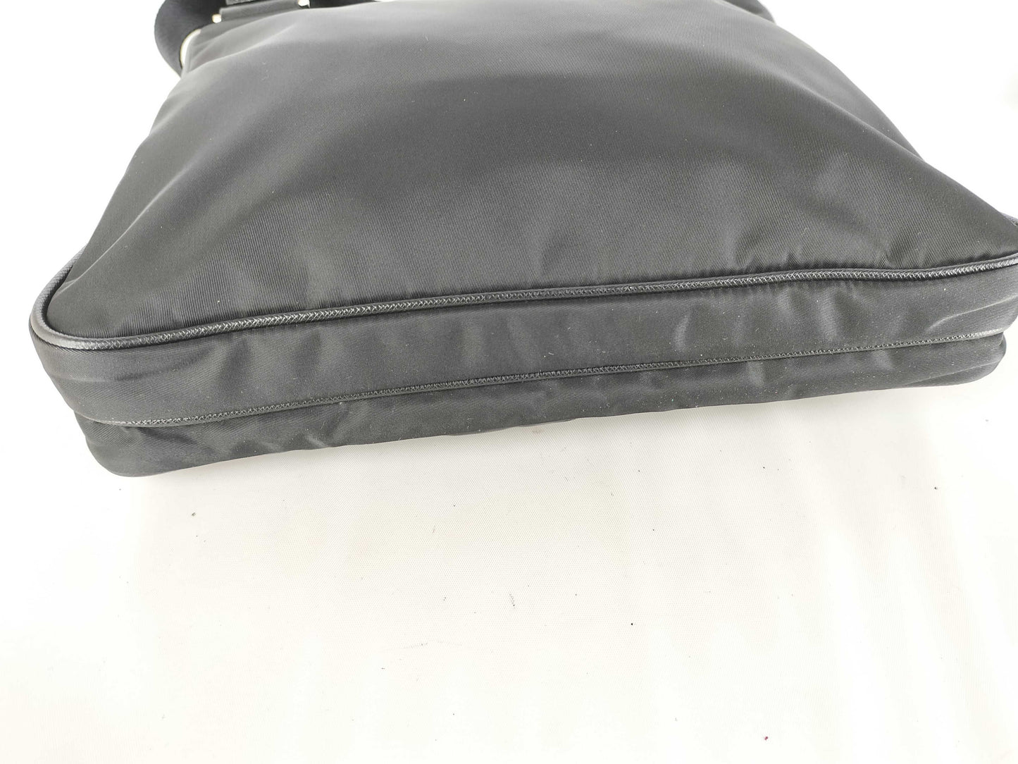 PRADA Nylon Prada Shoulder Bag/2VH251/Tesuto/Nylon/Black Shoulder Bag