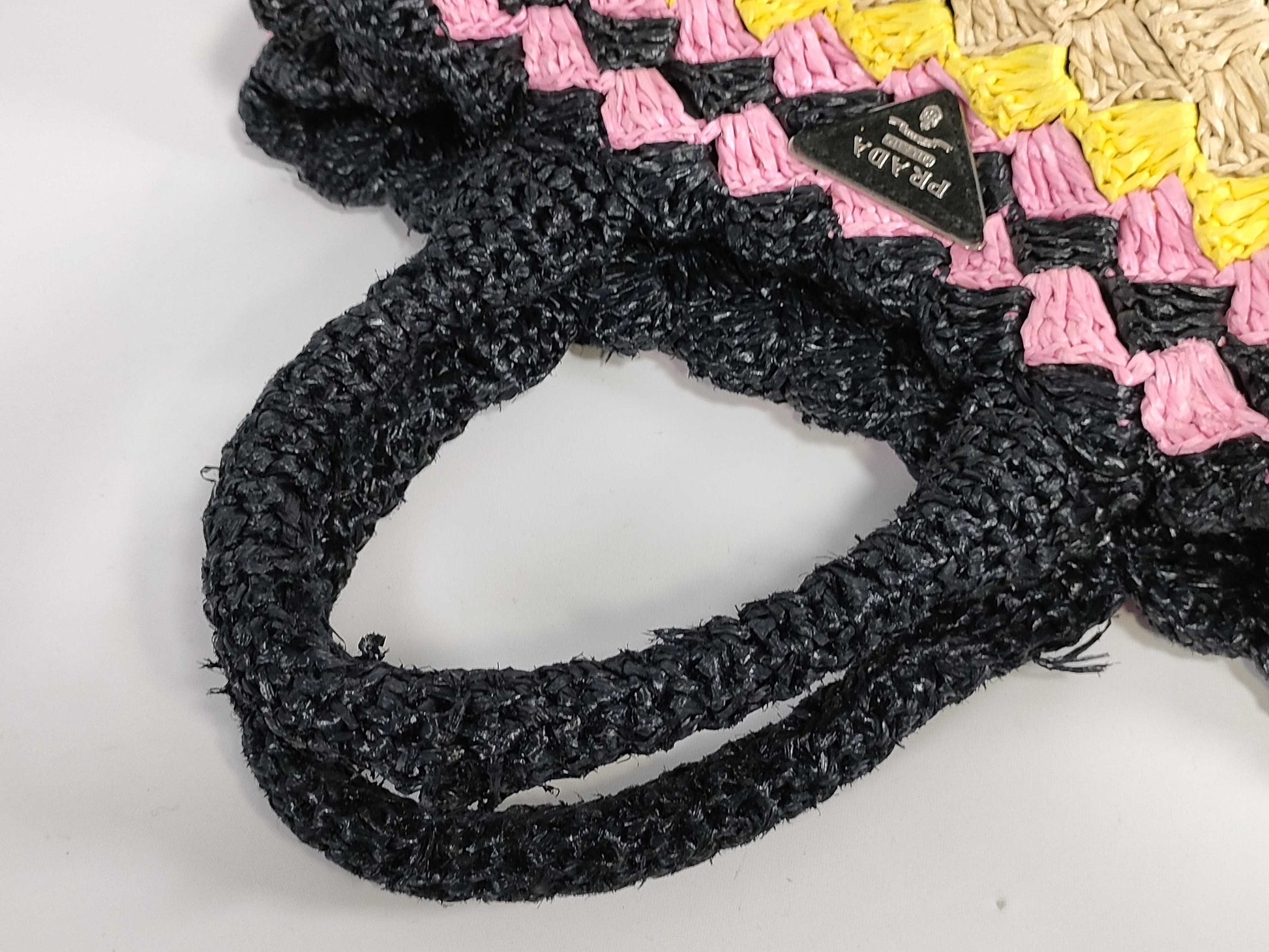 PRADA Prada 2-Way Basket Bag/Canapa/1BG889/Raffia/Beige Tote Bag