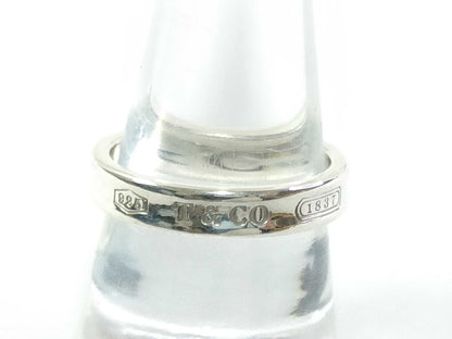 Tiffany & Co. Tiffany / Sterling Silver Narrow Ring / 1837 / 925 / Silver Color / 4.1g Ring