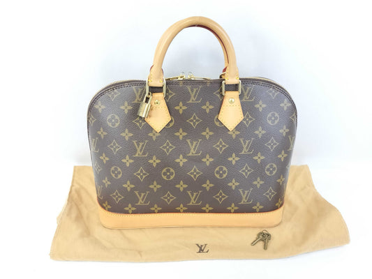 LOUIS VUITTON Monogram Louis Vuitton LOUIS VUITTON M51130 Monogram Alma PM Handbag Handbag