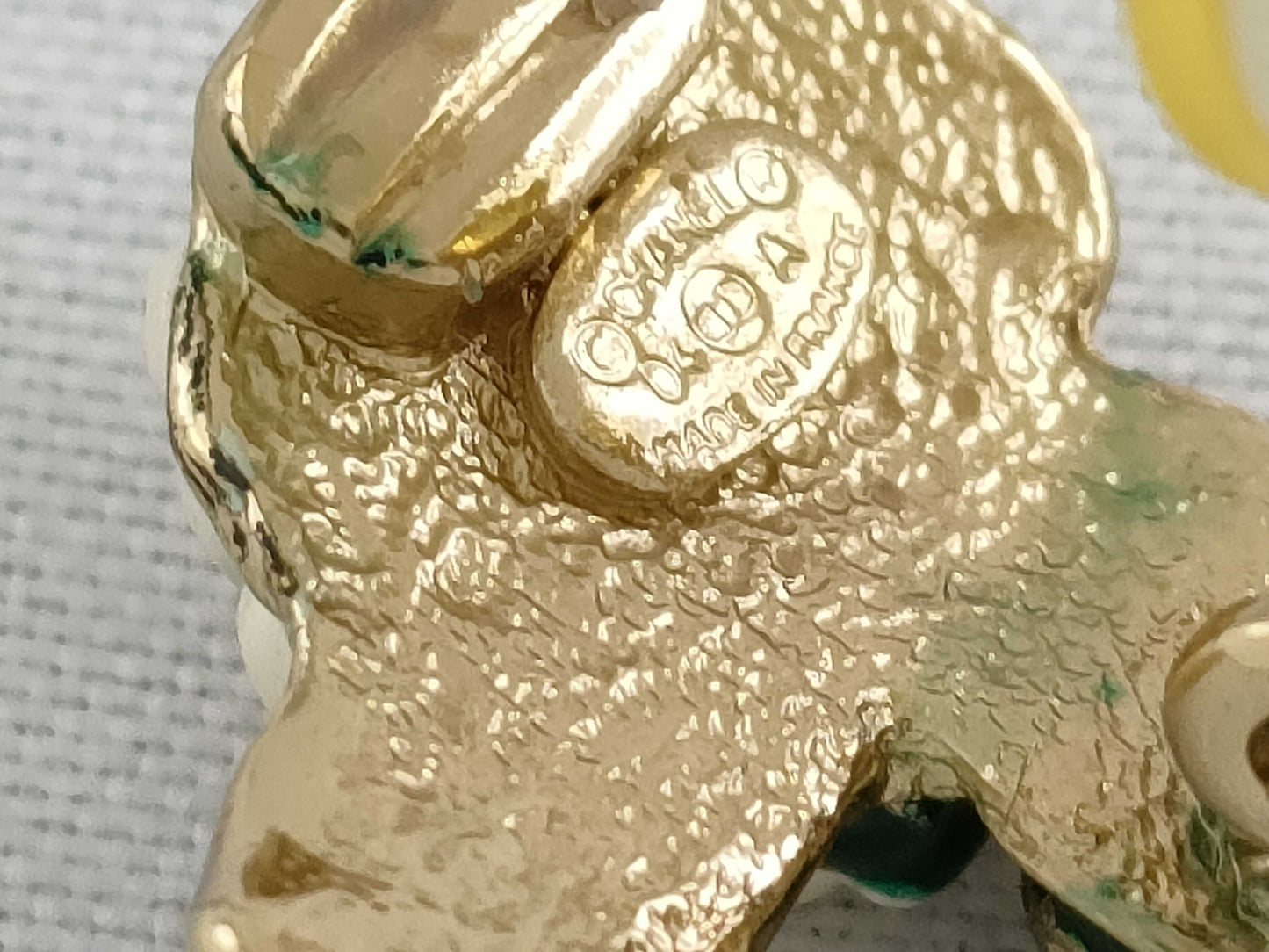 CHANEL Camellia Chanel CHANEL Coco Mark Camellia Gold GP Earrings Accessories Earrings