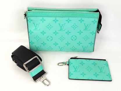 LOUIS VUITTON Monogram Louis Vuitton M30934 Gaston Wearable Wallet Taiga Rama Shoulder Bag Second Bag