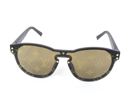 LOUIS VUITTON Monogram Louis Vuitton Z1487E LV Waimea Brown Monogram Sunglasses Eyeglasses Sunglasses Eyeglasses