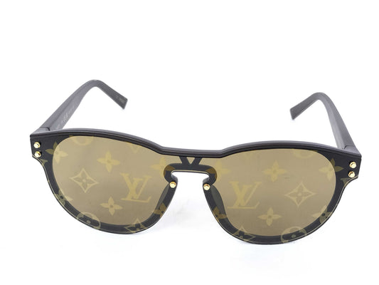 LOUIS VUITTON Monogram Louis Vuitton Z1487E LV Waimea Brown Monogram Sunglasses Eyeglasses Sunglasses Eyeglasses