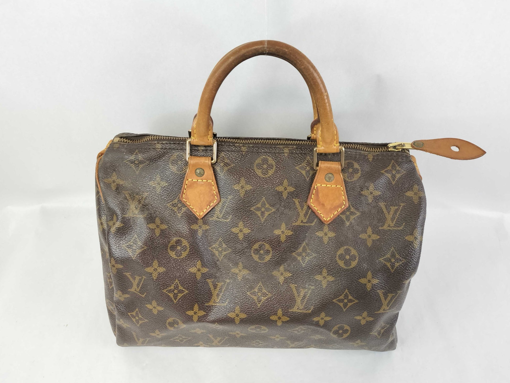 LOUIS VUITTON Monogram Louis Vuitton M41526 Monogram Speedy 30 Handbag
