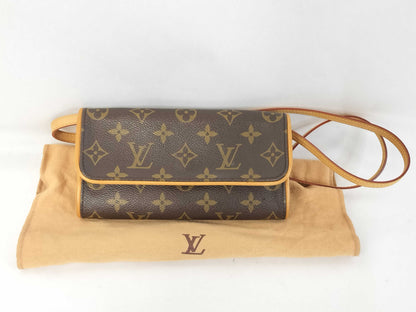 LOUIS VUITTON Monogram Pochette Twin Shoulder Bag M51854
