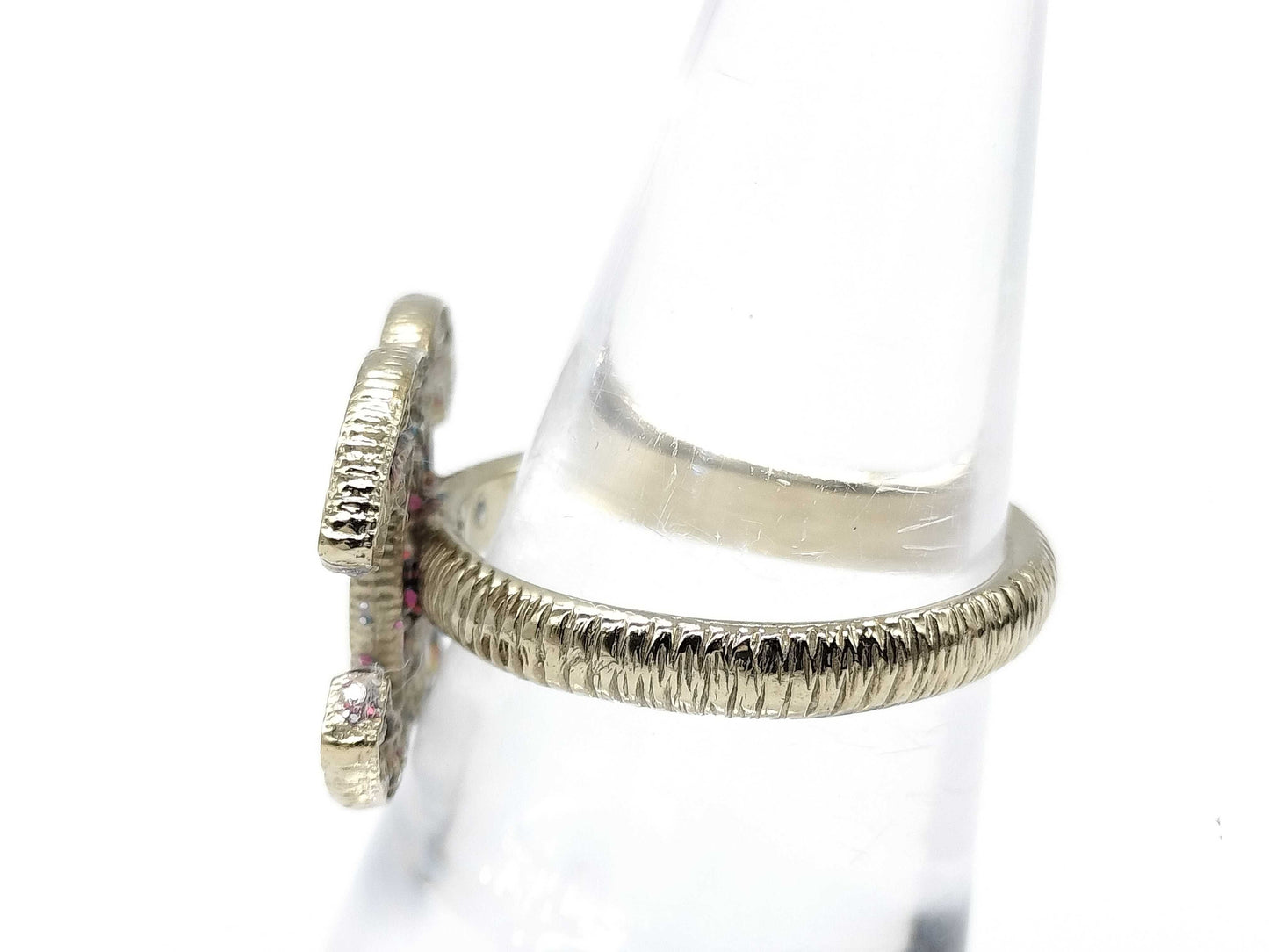 CHANEL Coco Mark, size 12, engraved, 13 B ring