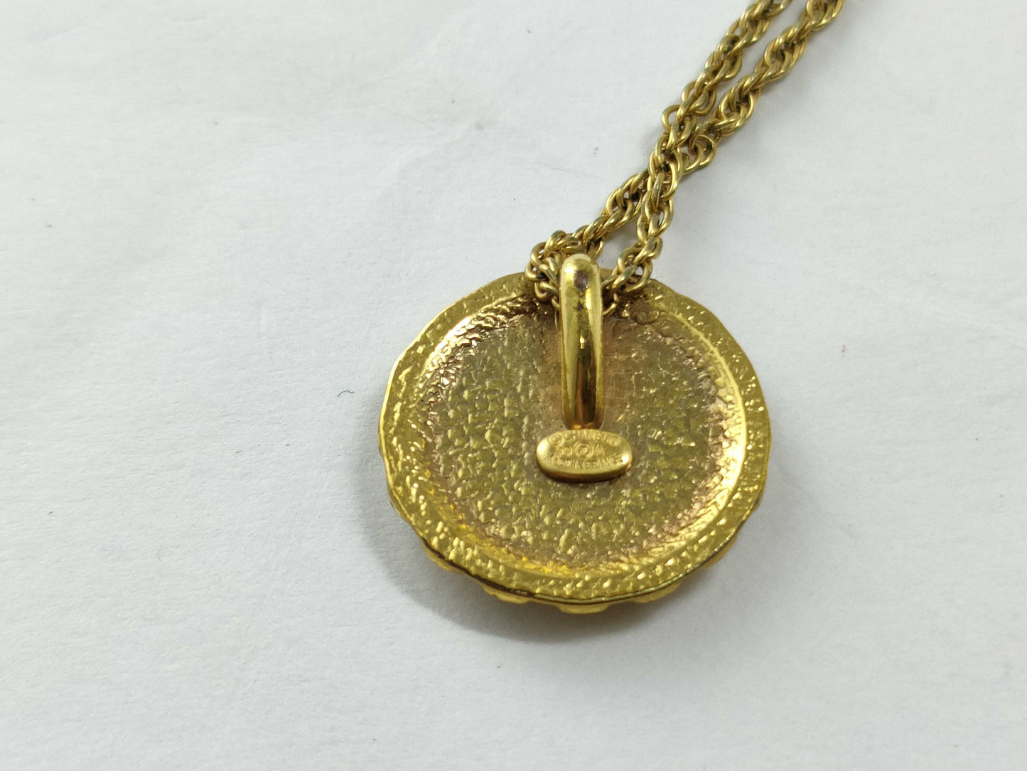 CHANEL engraved 99A necklace
