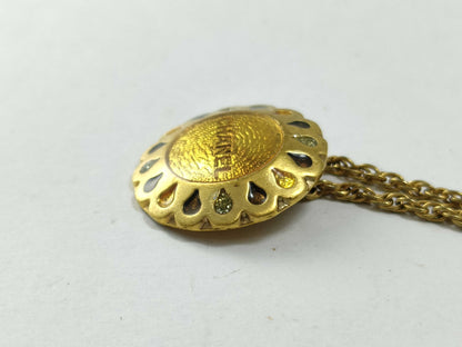 CHANEL engraved 99A necklace