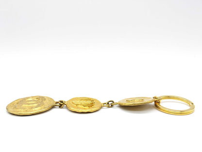 CHANEL Coco Mark Key Ring Engraved 93 A Key Case/Key Holder