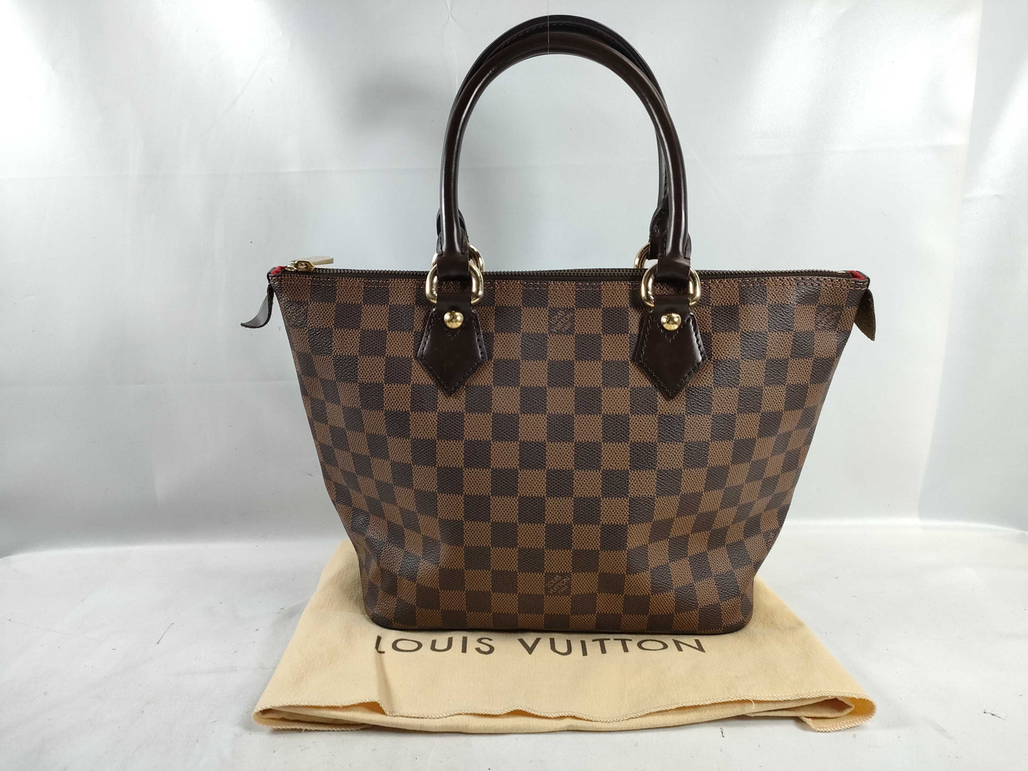 LOUIS VUITTON Damier LV Damier Saleya PM N51181 Tote Bag