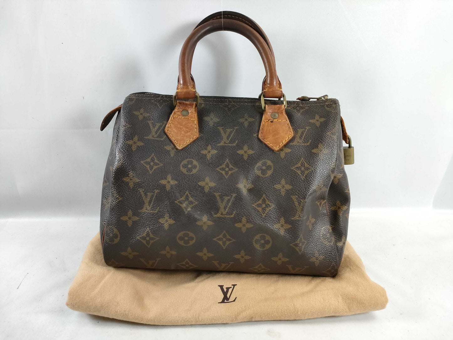 LOUIS VUITTON Monogram Speedy 25 M41528 Handbag