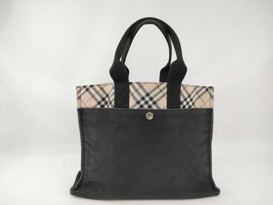 BURBERRY Blue Label Nova Check Nylon Handbag