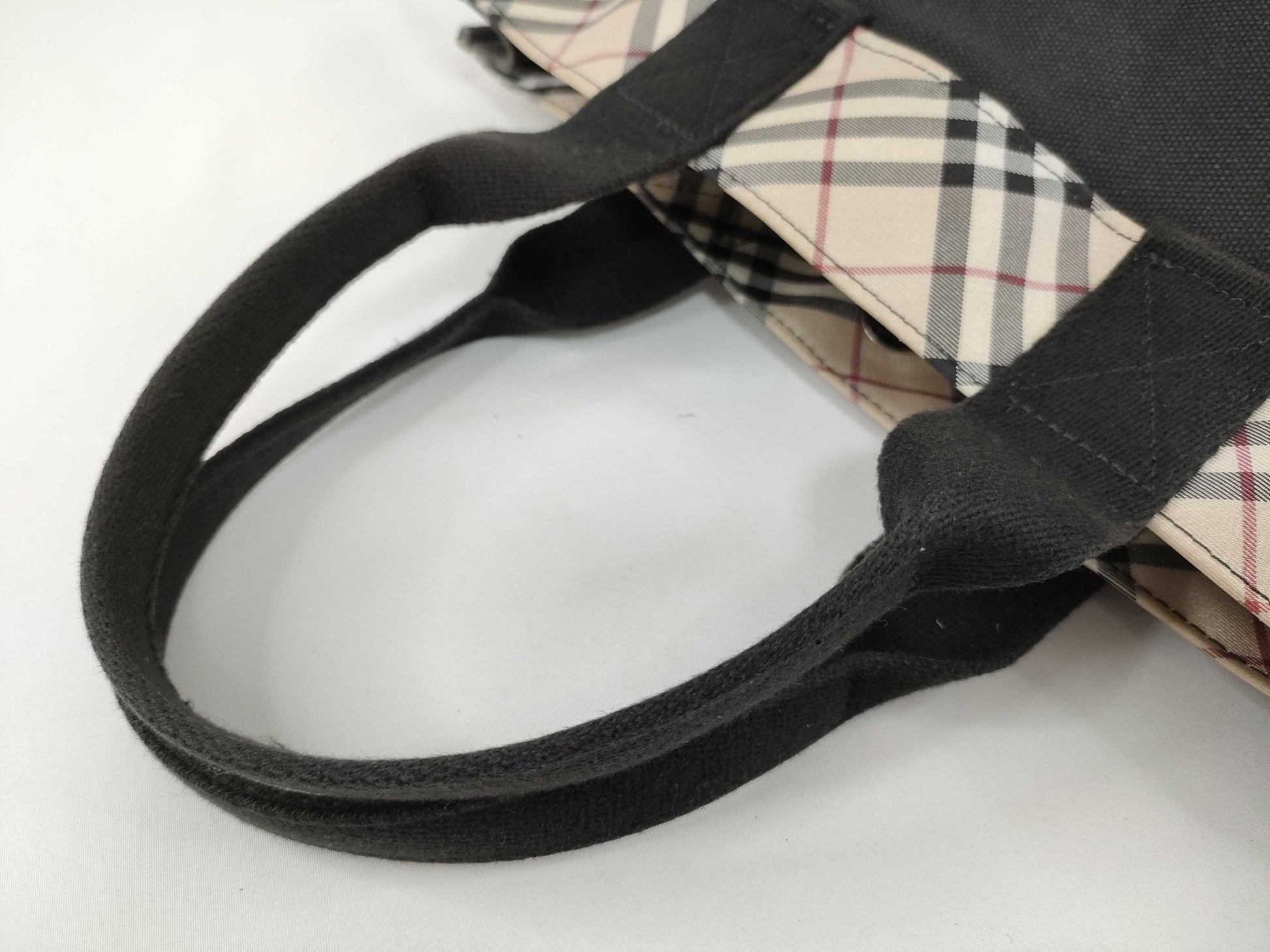 BURBERRY Blue Label Nova Check Nylon Handbag