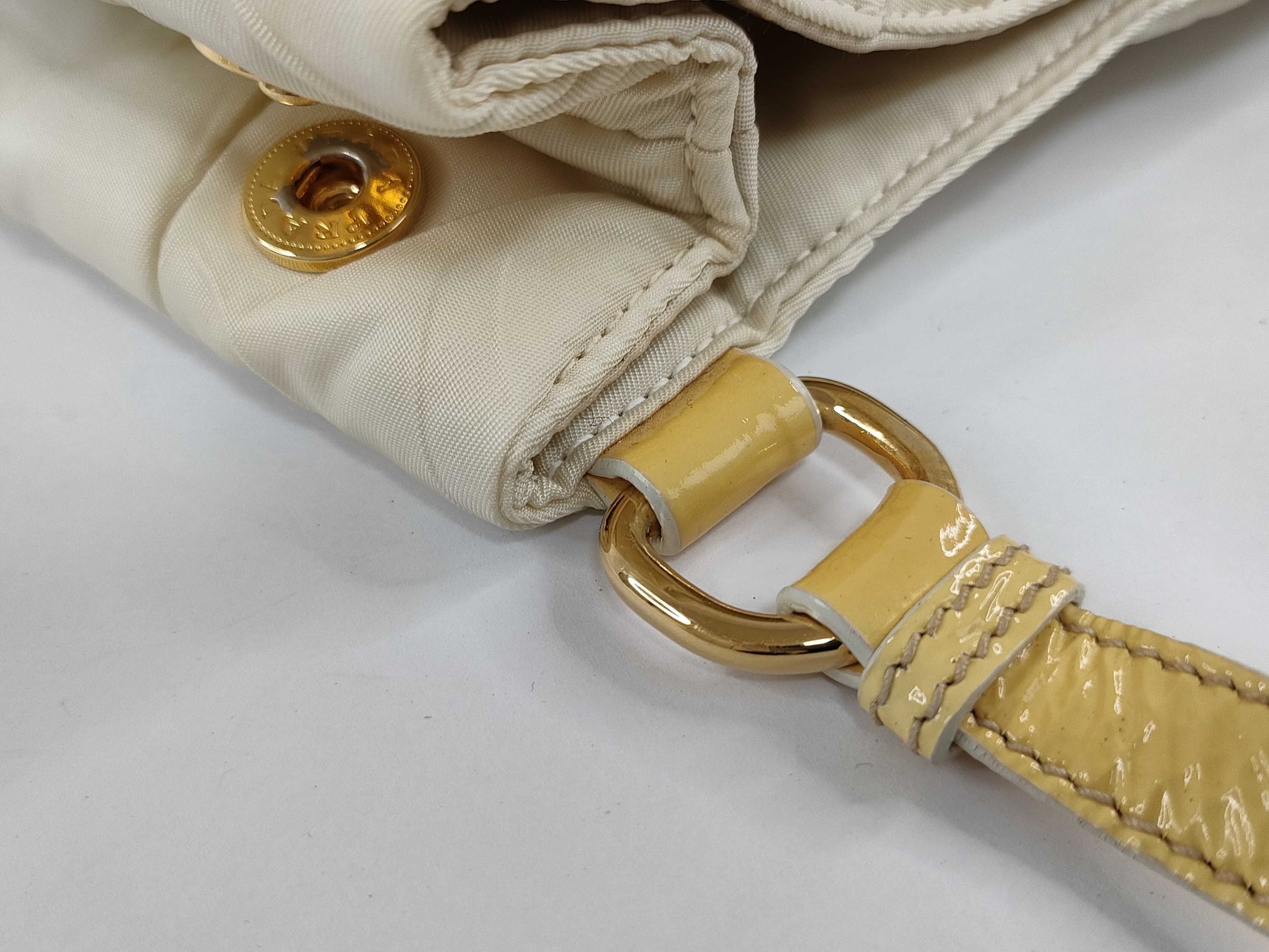 PRADA Nylon Prada Shoulder Bag Nylon White Bag Shoulder Bag