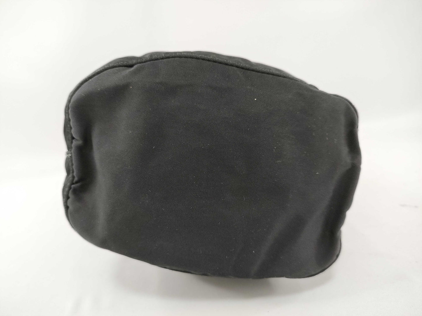 PRADA Nylon Prada Drawstring Pouch, Black Nylon Pouch