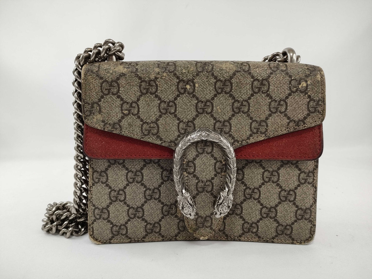 GUCCI GG Supreme GUCCI Dionysus Chain Shoulder Bag GG Supreme Shoulder Bag
