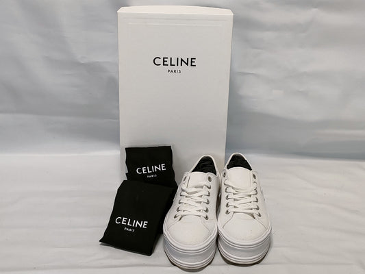 CELINE Canvas Triomphe Sneakers Size 37 Sneakers