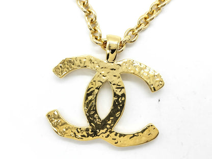 CHANEL Coco Mark CHANEL Chanel Coco Mark Necklace Pendant Metal Necklace