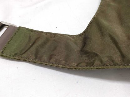 PRADA Nylon Shoulder Bag, Green, Z6398