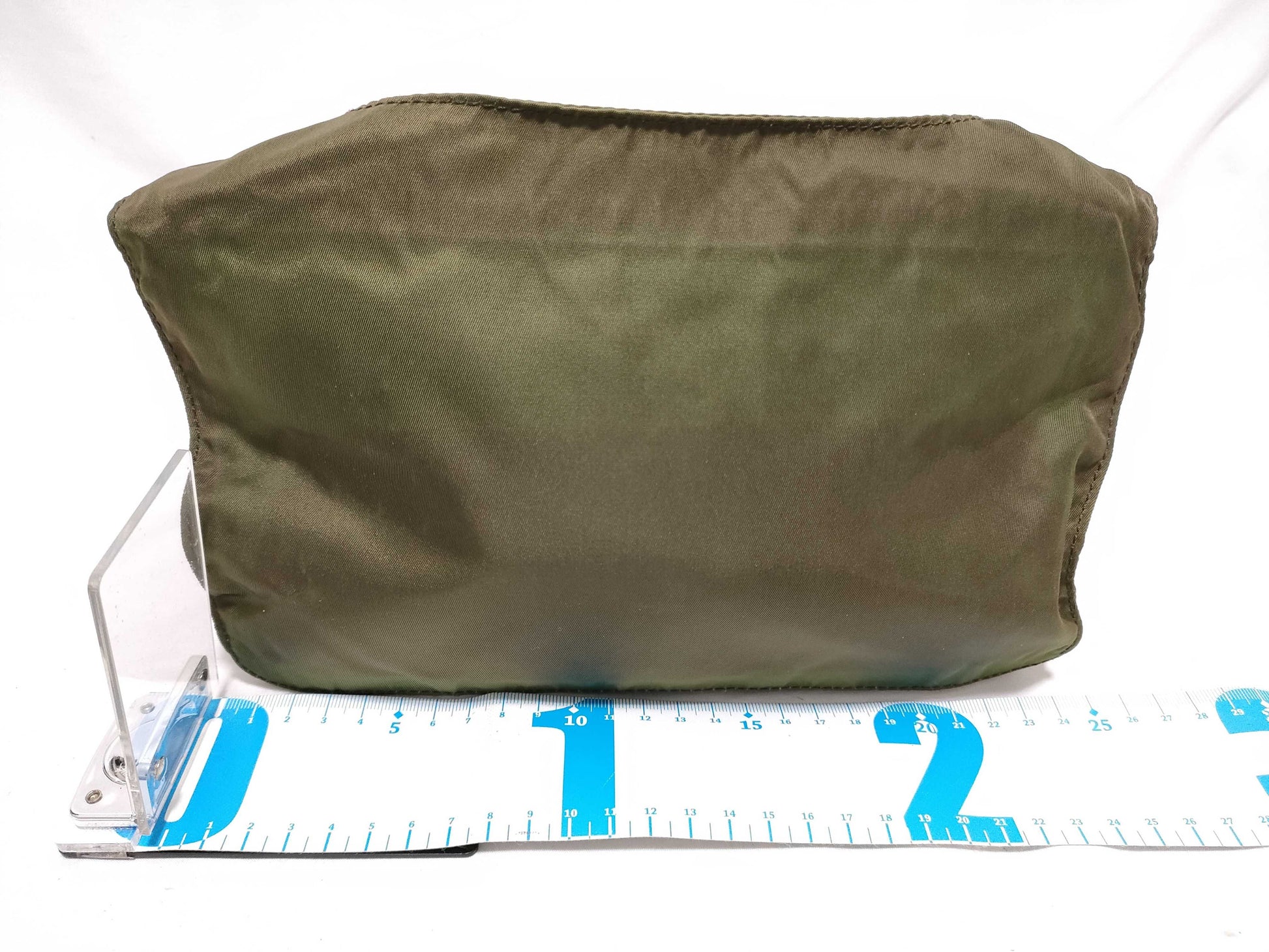 PRADA Nylon Shoulder Bag, Green, Z6398